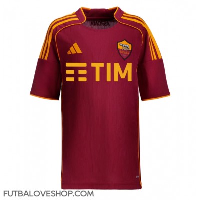Dres AS Roma Evan Ferguson #11 Domáci pre Ženy 2025-26 Krátky Rukáv Dres AS Roma Evan Ferguson #11 Domáci pre Ženy 2025-26 Krátky Rukáv